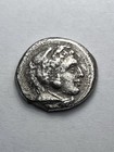 Alexander The Great Iii Lifetime Issue  Lampsakos Mint Silver Drachm 336 Bc Xf