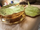 Antique Art Deco Vanity Set Celluloid Brush Comb Buffer Mirror 12 Pcs  Bakelite