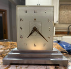 Very Rare Ge 4h72    breton    Art Deco Illuminated Glass Clock  1937   1939