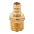 Efield 25pcs 1 2  Pex X 1 2  Male Npt Adapters Brass Crimp Fittings  Lead Free