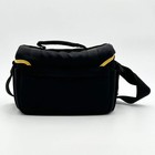 Nikon Dslr Digital Camera Bag Black yellow Padded Lens Case