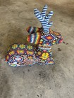 Mexican Huichol Handmade Beaded Deer Folk Art Figurine Sculpture