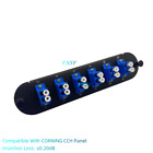 Fiber Optic Adapter Panel 6 Lc Duplex Sm Compatible Corning Cch-01u Cch-cp12-a9