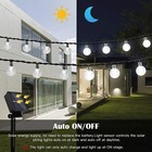 50 Led Solar String Lights Patio Party Yard Garden Wedding Waterproof Outdoor