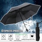 Automatic Black Umbrella Anti-uv Sun rain Windproof 3 Folding Compact Umbrella