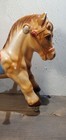Blazon 1965 Child s Miniature Riding Horse 16    Blow Mold Body On Wheels Vtg Toy