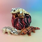 3d Printing Eyelash Horn Guardian Crested Gecko Handicraft Ornament