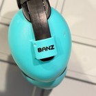 Banz Kidz Hearing Protection Earmuffs Teal Adjustable Headband Noise Reduction