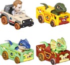 Hot Wheels Racerverse Jurassic World Set Of 4 Car   Truck Play Vehicles