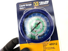 Yellow Jacket Blue 49512 3-1 2  Lo-side Liquid-filled Manifold Gauge