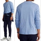 Polo Ralph Lauren Men s Xl Cotton Crew Neck Long Sleeve Shirt Top Cobalt Heather