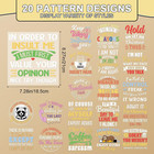 Dtf Transfers Ready To Press - 20 Pcs Funny Sarcastic Iron On Patches For T-shir