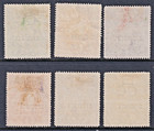British East Africa - Qv  specimen  Set Of 6 To 10 Rupees Sg 92s-97s  cv   335 