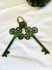 Brass Made Vintage Padlock Lion Face Lock With Working Key Rare Old Style
