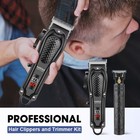 2pcs Professional Hair Beard Trimming Set Electric Razor Shaver Hair Clippers