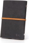 Vintage Black Pu Leather Cover Loose Leaf Blank Notebook Journal Diary Gift 5 7x
