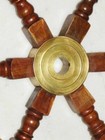 Handmade Wooden 18 Inch Pirate Steering Ship Wheel Wall Decor Nautical  