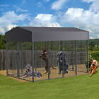 Heavy Duty Xxl Metal Dog Playpen Exercise Fence Barrier Dog Kennel Pet Run House