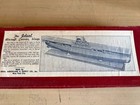 1940s Nos Ideal Models Aircraft Carrier Wasp Kit Wood Wooden Rare 
