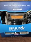 Sirius Stratus Sv3-tk1 Car Satellite Radio   Vehicle Kit Plug   Play Open Box