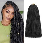 Passion Twist Hair 12 Inch 8 Packs Water Wave Crochet 12 Inch  pack Of 8  1b 