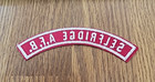Bsa Boy Scout Selfridge Air Force Base Michigan Red   White Community Strip Nos