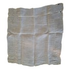 Vintage White Linen Handkerchief Drawnwork Swiss Dot Cottagecore Wedding Hanky