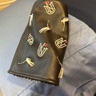 No Laying Up Driver Headcover - Leather  Black  Rare  