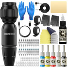 Wireless Tattoo Kit Rotary Machine With Battery Pack And 20pcs Cartridge Needles