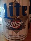 Vintage Miller Lite Jumbo Beer Can Cooler Koolerkraft 24x15x14 40cans beach Seat