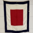 Letter  w  Whiskey Nautical Signal Flag
