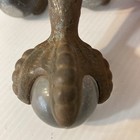 Set 4 Matching Antique Glass Ball And Cast Iron Claw Furniture Feet