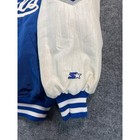 Vintage Starter Kansas City Royals Baseball Jacket Men s Large Blue White Lined