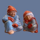 Jie Gantofta Tomtar Sweedish Pottery Winter Gnomes