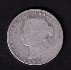 Canada 1872h 50c Fifty Cent Silver Half Dollar Queen Victoria Fair Inv A w  925