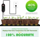 Seedfactor Seedling Heat Mat Seed Germination Pad Mat With Thermostat Controller