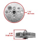 Water Pump Impeller With Shaft   Gasket For Polaris Ranger 500 2017-2022