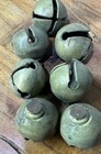 Lot Of 7 Antique   Vintage Brass Metal Christmas Jingle Sleigh Bells