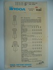 Rare 1960s Vintage Vogue Dress Pattern Size 12 Bust 32  V6818 Complete
