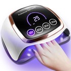 180w Uv Nail Lamp  Led Gel Polish Dryer  Touch Screen  42 Beads  Fast Drying