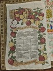 Lot 6 Vntg Linen Cotton Calendar Tea Kitchen Towels 1969 72 75 77 78 Irish Stew