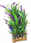 Aquarium Decor Fish Tank Decoration Ornament Artificial Plastic Plant Green p   