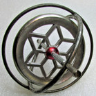 Vintage Classic Metal Gyroscope Spinning Top  1950 s