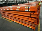 12ft  144   Length Tear Drop Pallet Rack Beams  Used