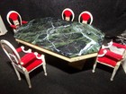 Ideal Petite Princess Lot  Piano  Table  Chairs  Buffet Etc