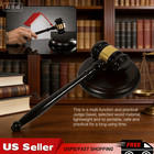 Sound-striking Wooden Judge s Gavel  The Perfect Accent For Attorney Auctions 