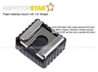 Flash Hotshoe Hot Shoe Mount With 1 4  Thread For Fujifilm Canon Nikon Sony