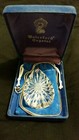 Boxed Waterford Crystal Teardrop Necklace Pendant Sterling Chain ireland