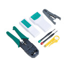 Network Cable Tester Tool Kit -crimper Wire Stripper Cutter Cat5e cat6 Rj45 Rj11