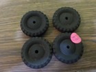 Vintage Structo Truck Set Of 4 Solid Rubber Tires For Parts